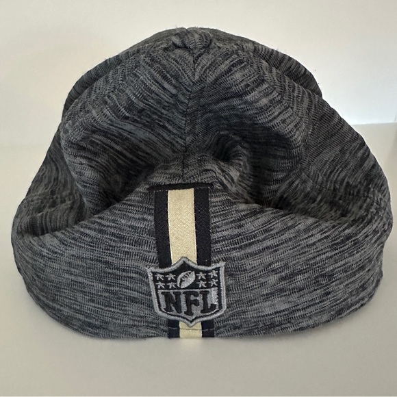 New Orleans Saints NFL New Era 39THIRTY Flex Hat Cap Gray Size M/L Logo + Stripe - Picture 5 of 7